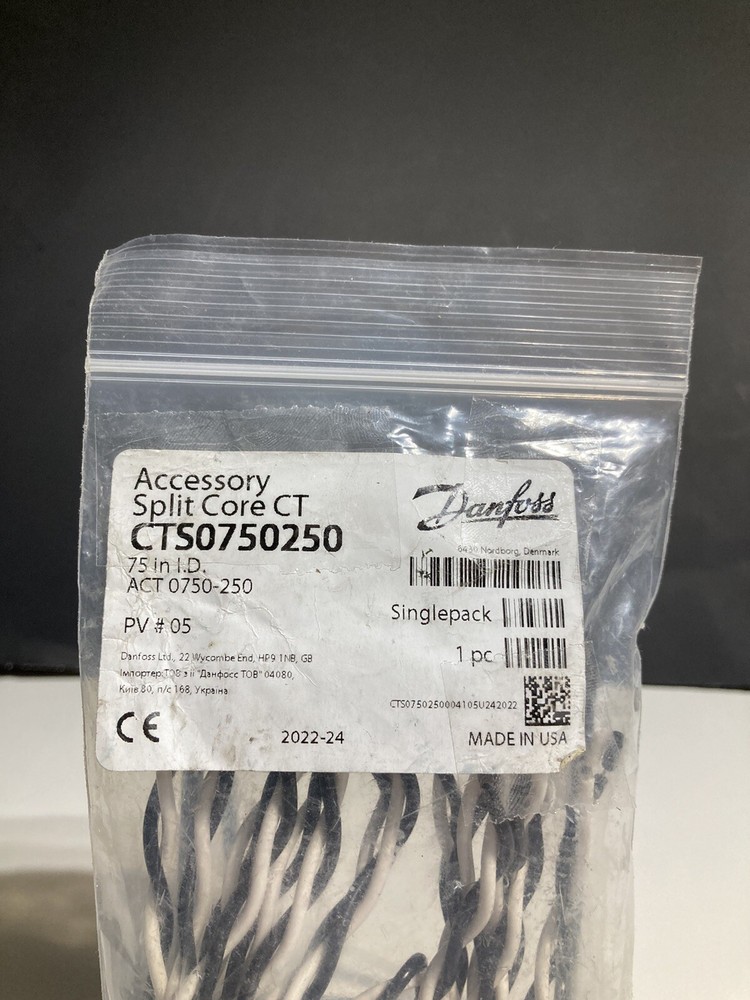 Danfoss Split-Core Current Transformer, 250A CTS0750250