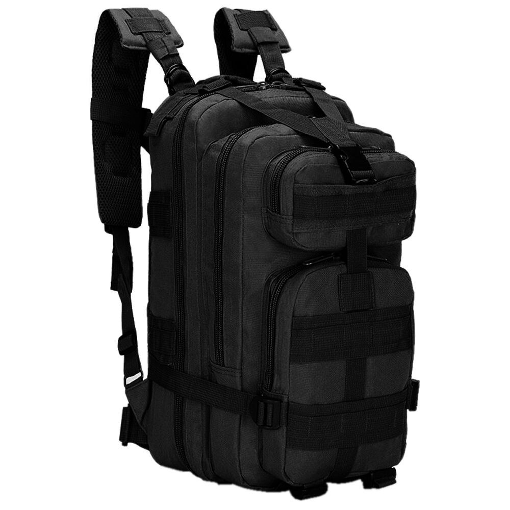 30L Black Medium Tactical Backpack New