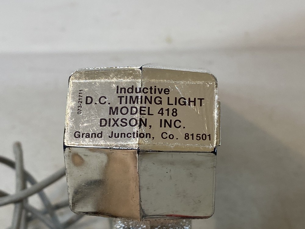 Inductive DC Timing Light Model 418 Dixson Inc. 69E51