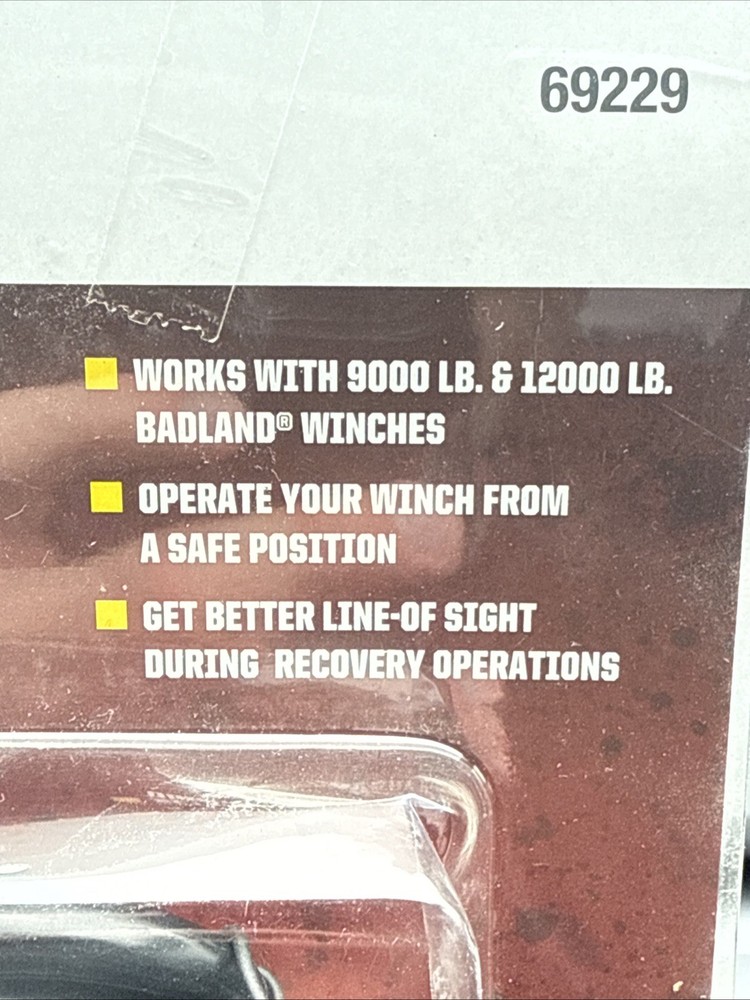 New Badland Wireless Winch Remote Control 50 Foot Range Accessory User Friendly