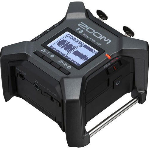 Zoom F3 2-Input / 2-Track Field Recorder Bundle