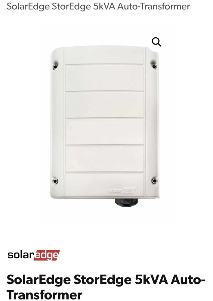 SolarEdge SEAUTO-TX-5000 Auto Transformer 5KVA Split-Phase120V/240VAC “preowned”