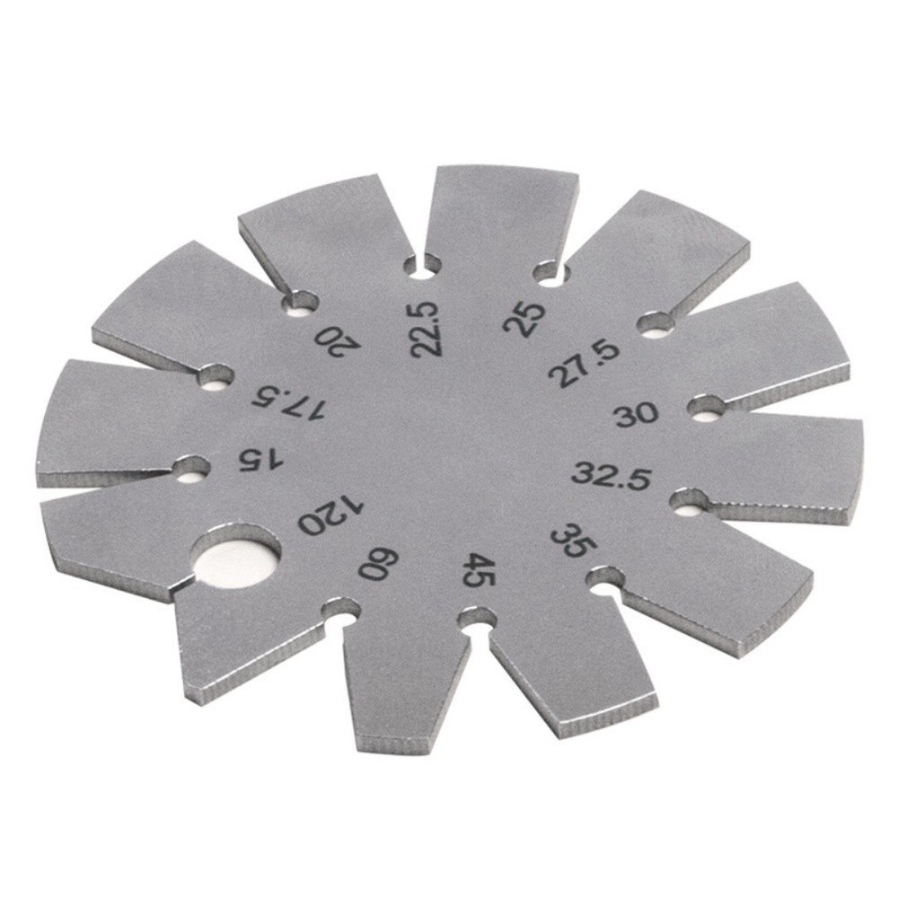 Round Angle Gauge Compact Design for Keychain Mounting