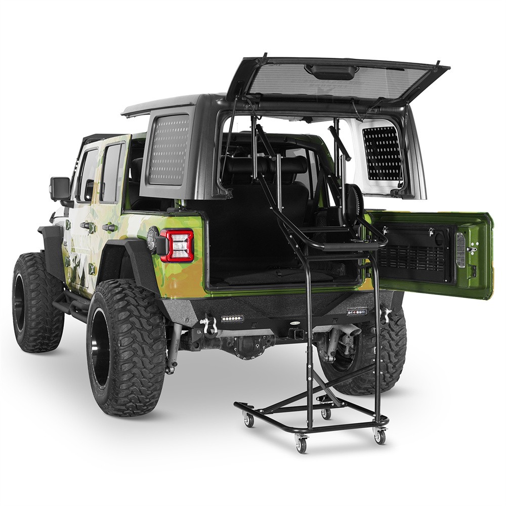 Hardtop Removal Tool Movable Holder Lift Cart Rack For Jeep TJ JK JL Ford Bronco