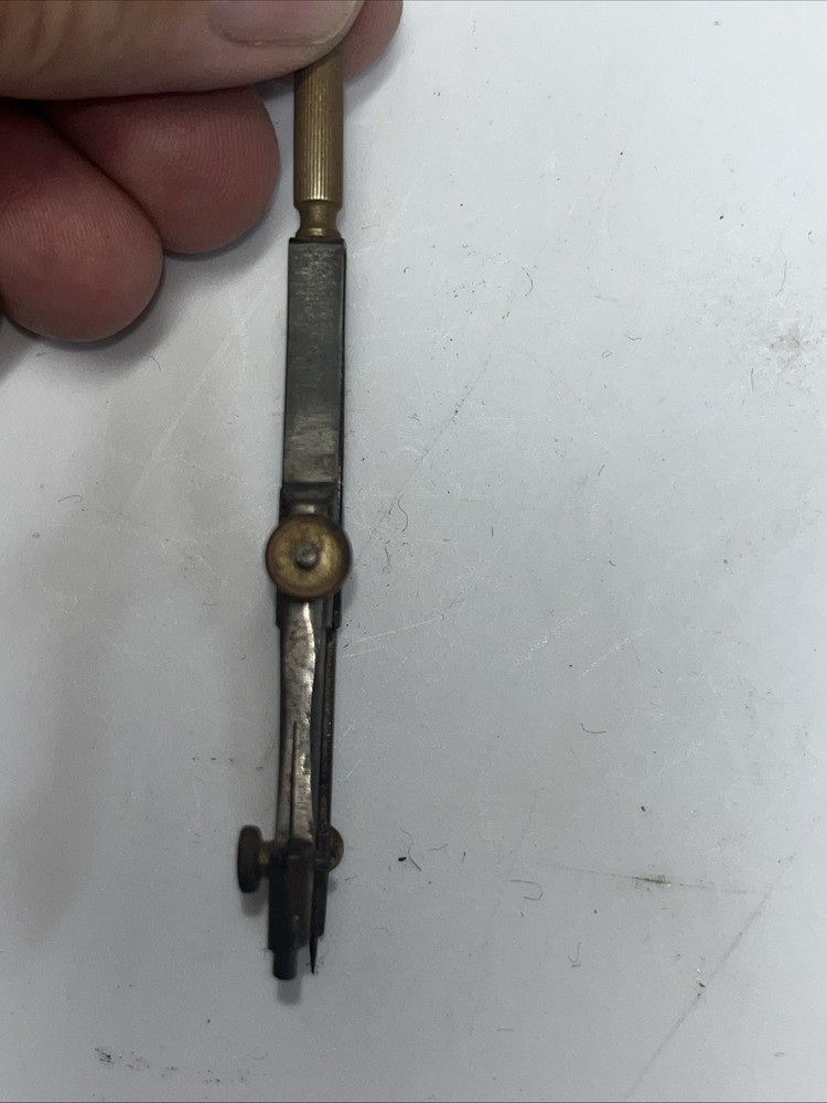 Vintage Small Drafting Compass Tool Machinist Tool 3.5 Inch