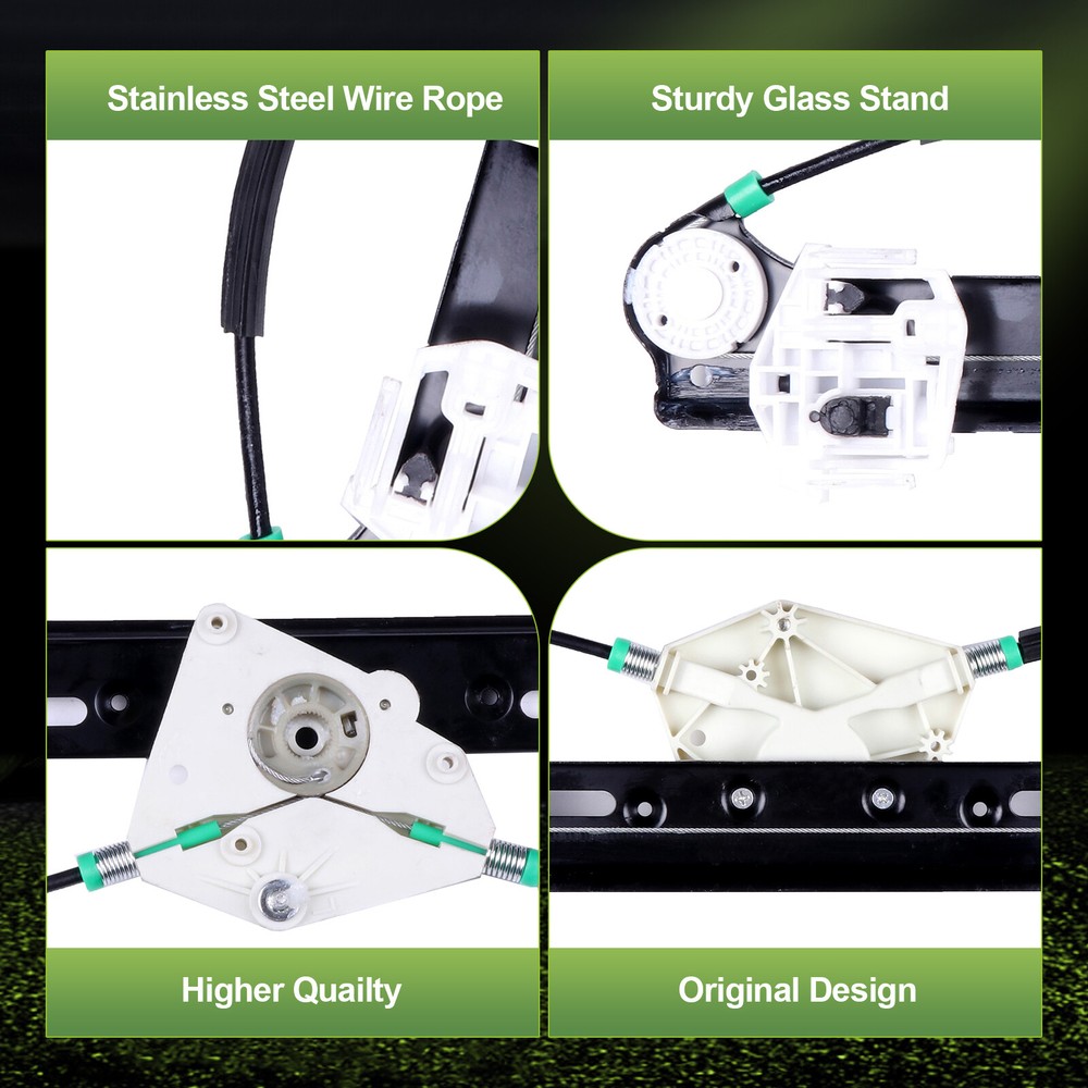 For 2004-2010 BMW X3 Window Regulator Rear Left Right Replacement without Motor
