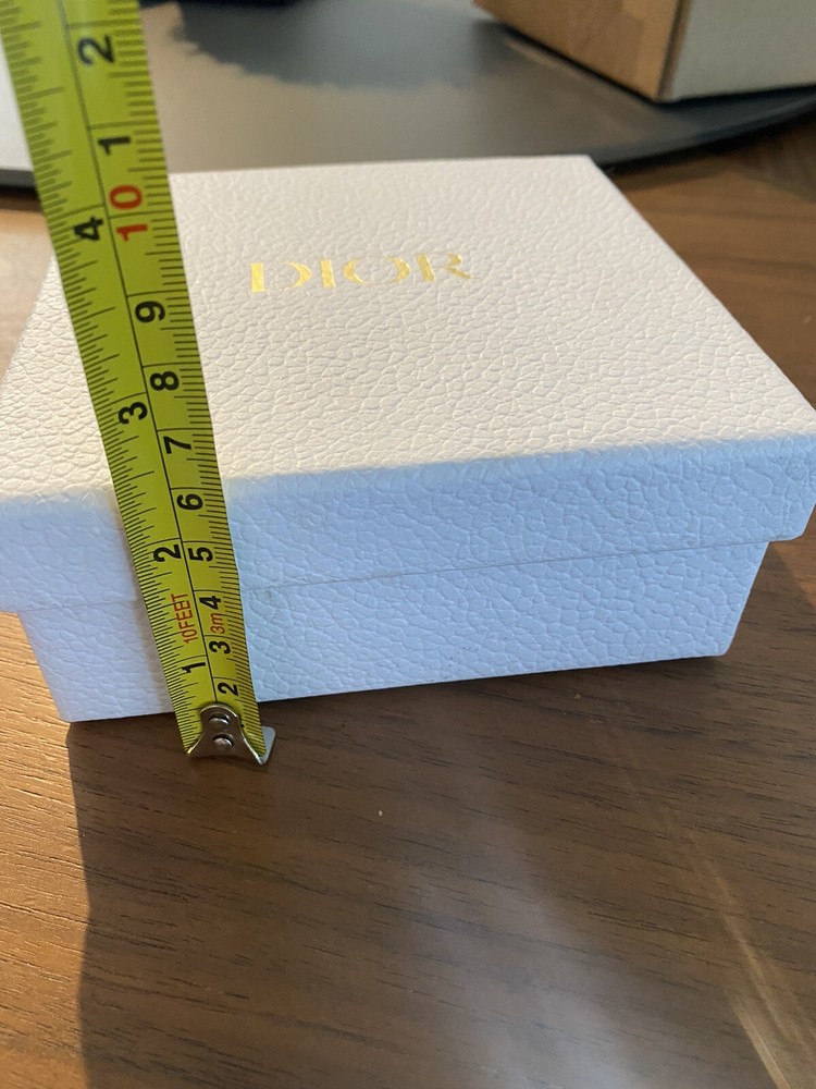DIOR 2 WHITE EMPTY GIFT BOX AUTHENTIC Medium And Small Sizes In Pics