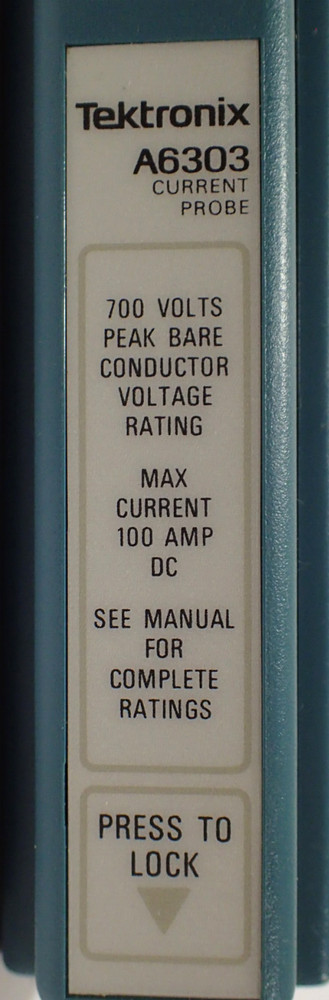 TEKTRONIX A6303 100A CURRENT PROBE WITH CARRY CASE TESTED