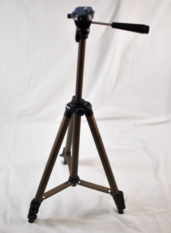 amazon basics tripod stand lightweight 50" with storage bag adjustable mount