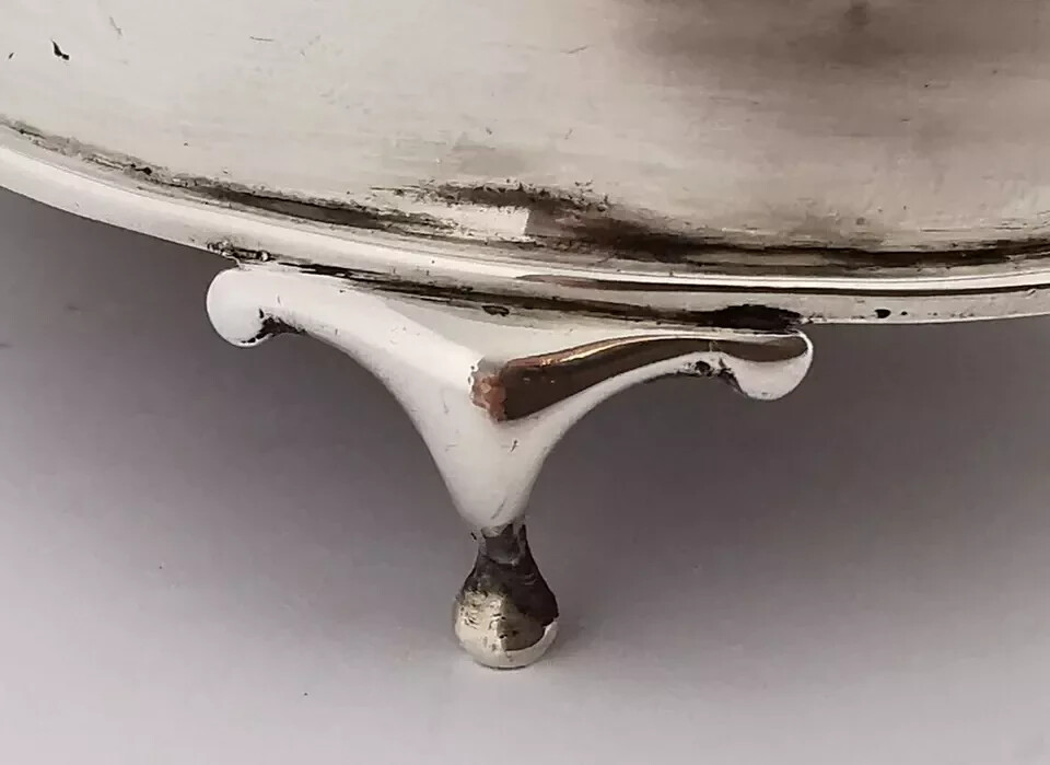Antique Solid Silver Jewellery Box - Birm. 1914