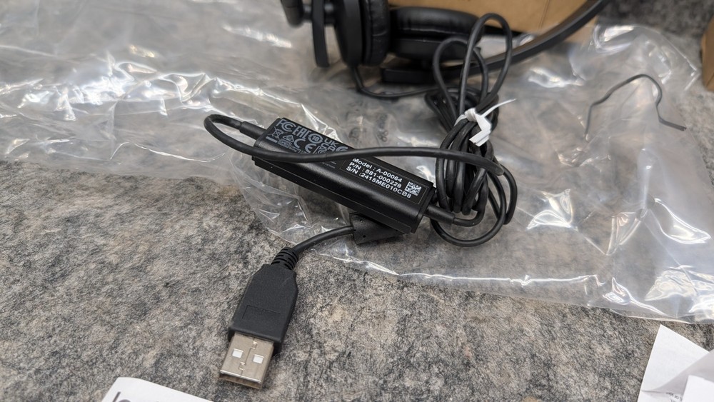 2 x Logitech H570e USB Stereo Headset - Black 🔥New/Open Box🔥