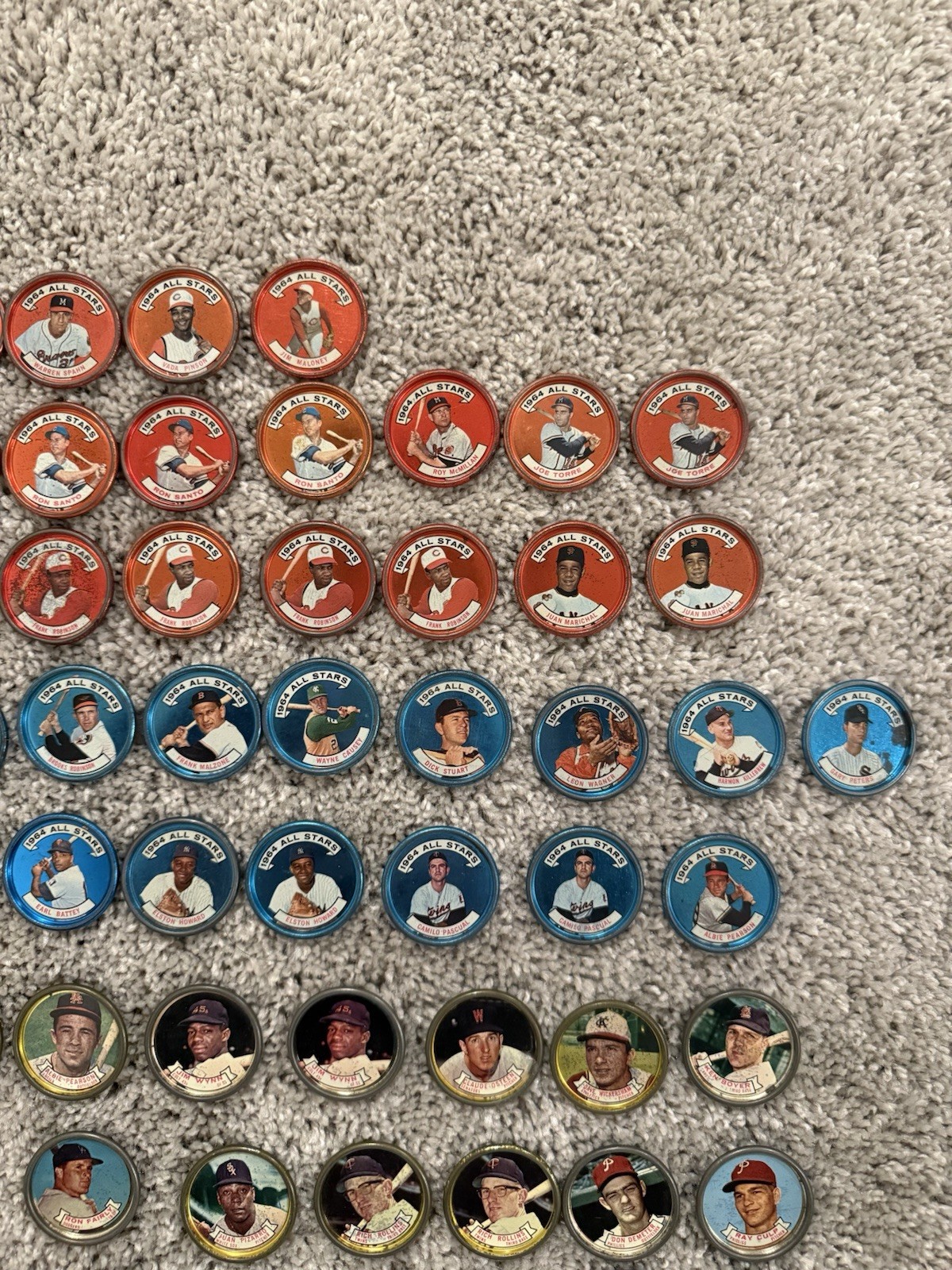 1964 Topps Baseball Coins