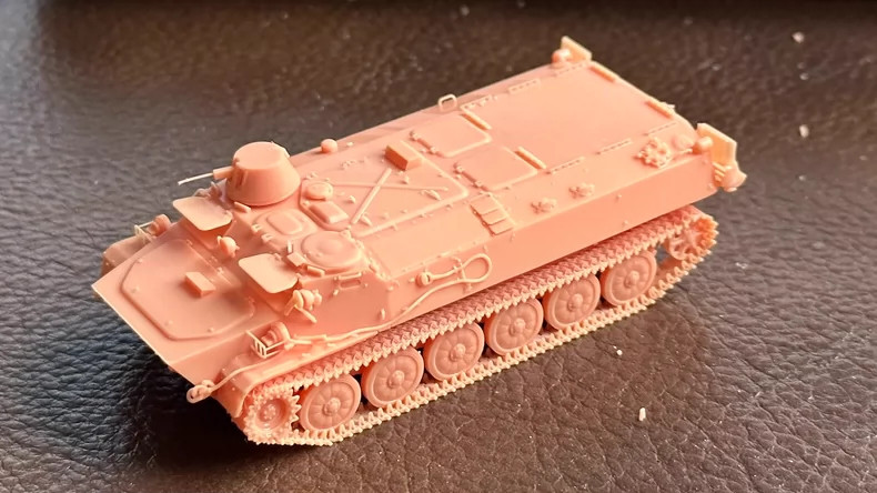 3D Printed 1/72 Soviet MT-LB Armored Vehicle Basic Unpainted Model Kit