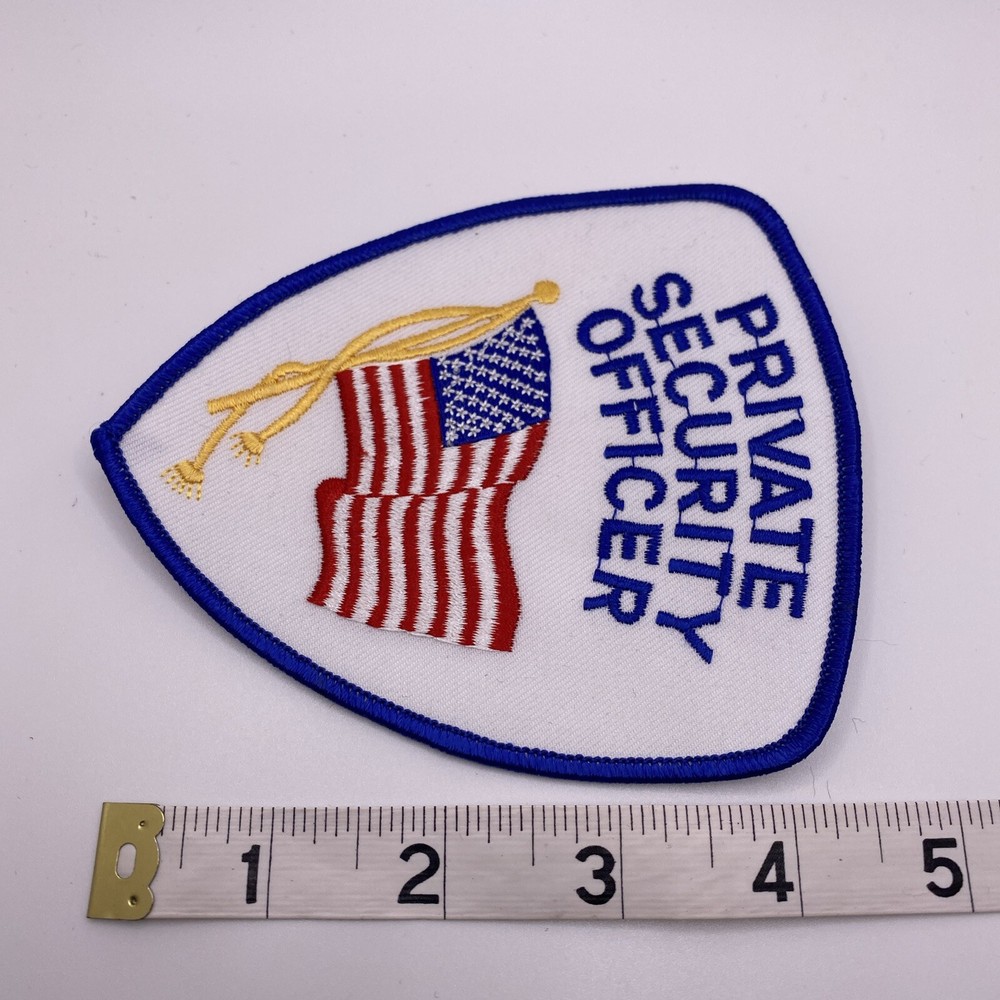 Private Security Officer, Embroidered Patch, Crest, Emblem New