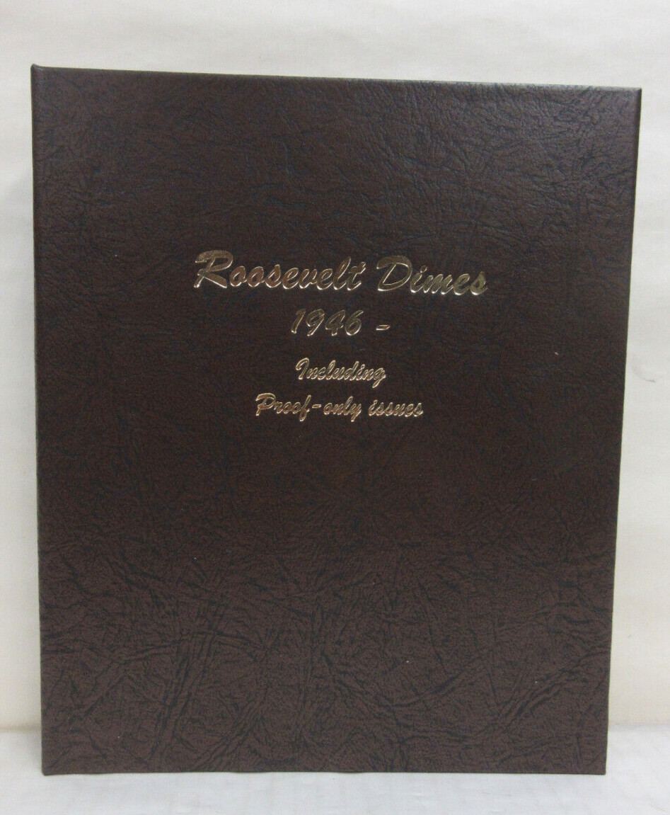 Dansco Coin Album #8125 Roosevelt Dimes 1946 to 2034 P with Proofs P D & S Mints