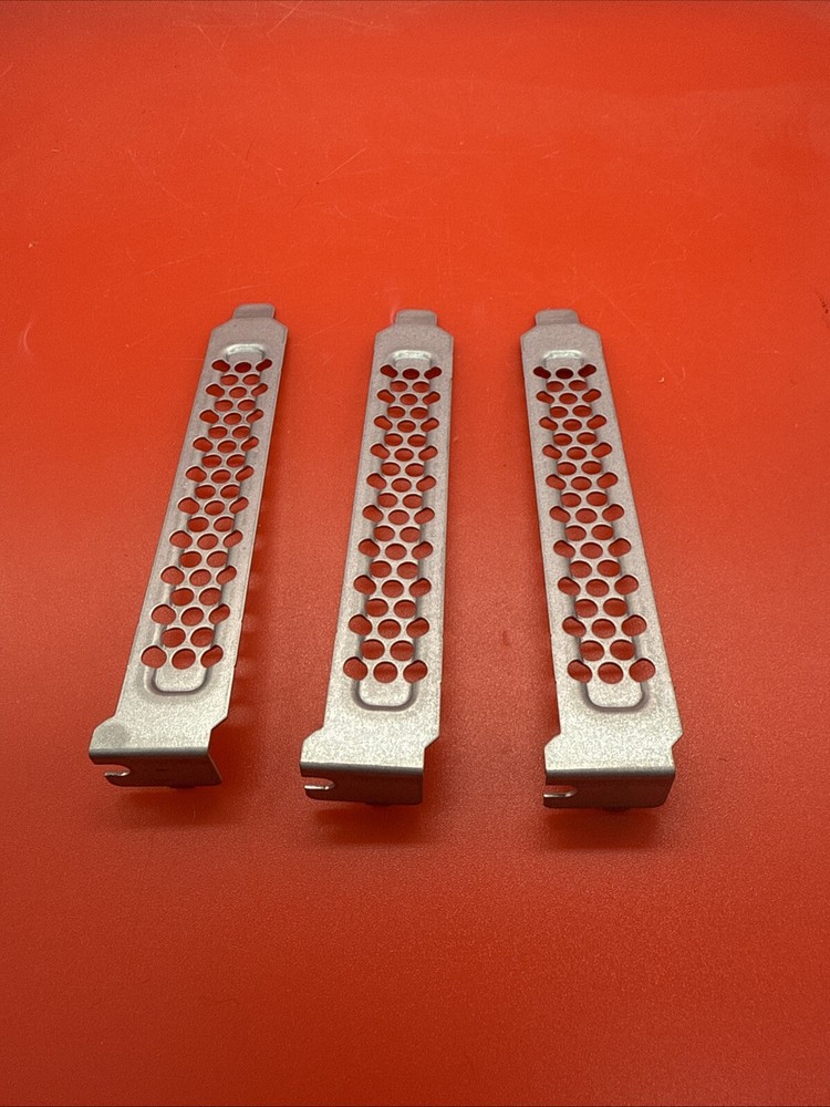 Quantity 3 - IBM Power8 Full Height PCI-e Vented Covers