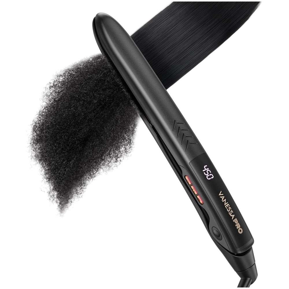 Versatile Titanium Flat Iron - Curl & Straighten