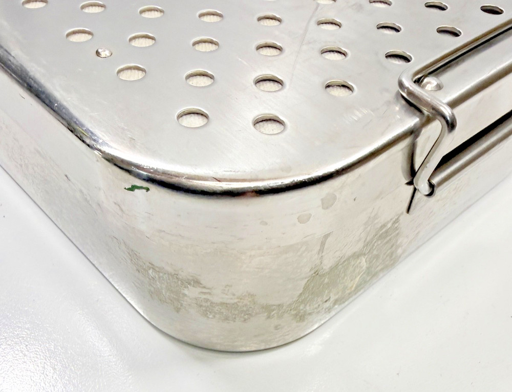 Wolf Knittlingen Sterilization Case Tray With Lid 16"