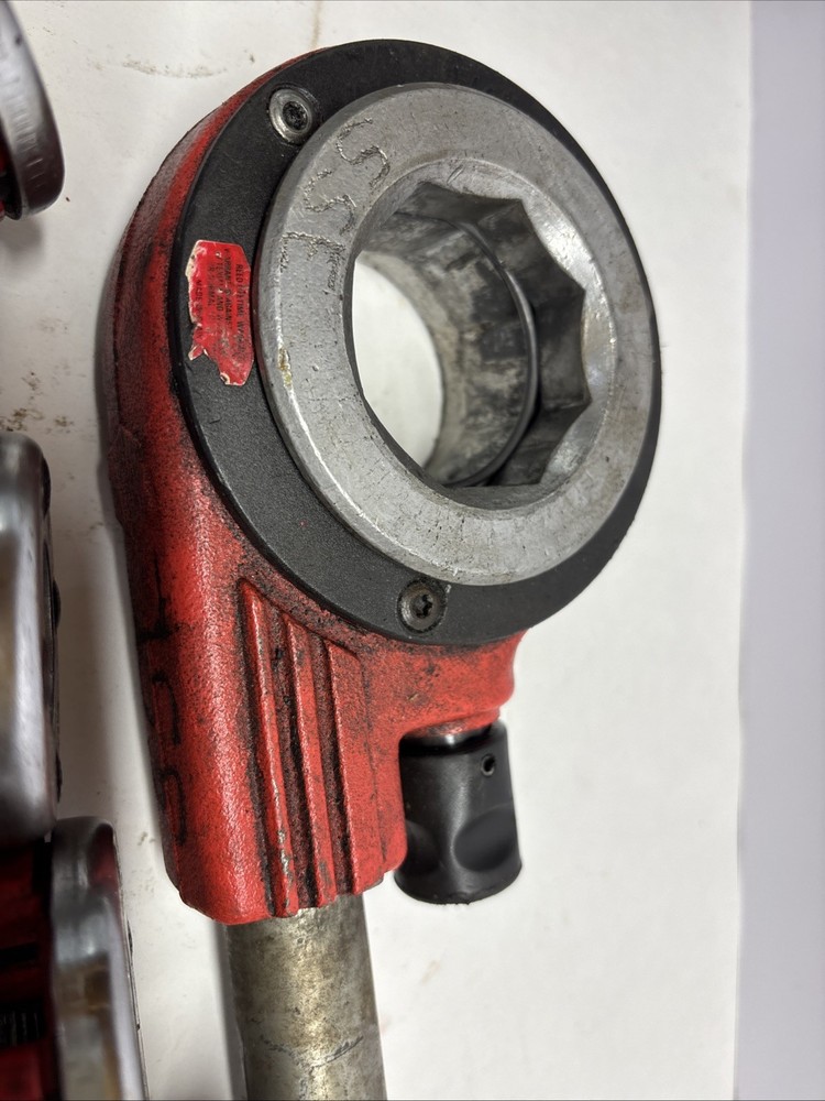 REED PIPE THREADER HEAD, DIES AND HANDLE