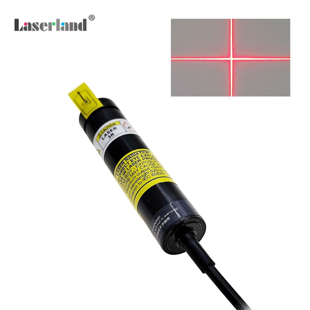 Bright Red Light Cross Module Focusable Locator Generator Placement