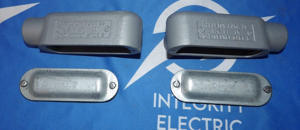 NOS Appleton 3/4" LL27 LR27 Lef and right Form 35 Explosiv e Proof Conduit + ...