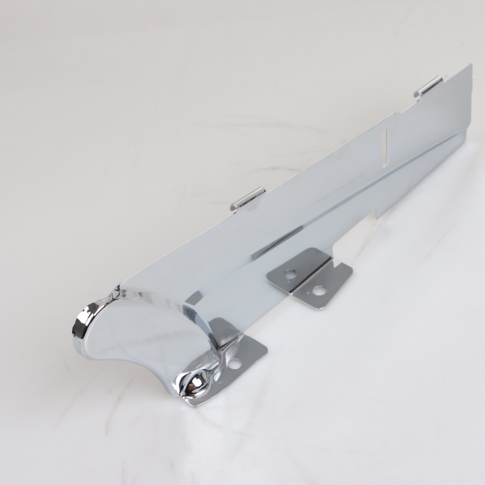 Chrome Lower Belt Guard Cover Fit For Harley Dyna Wide Super Glide EFI FXDI FXDC