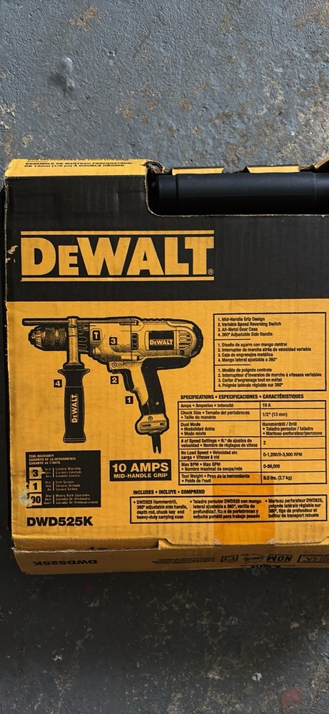 DWD525K Hammerdrill Kit