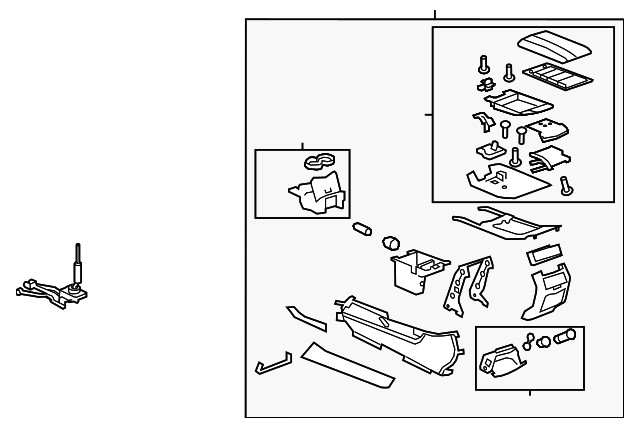 Genuine GM Console Assembly 25802905