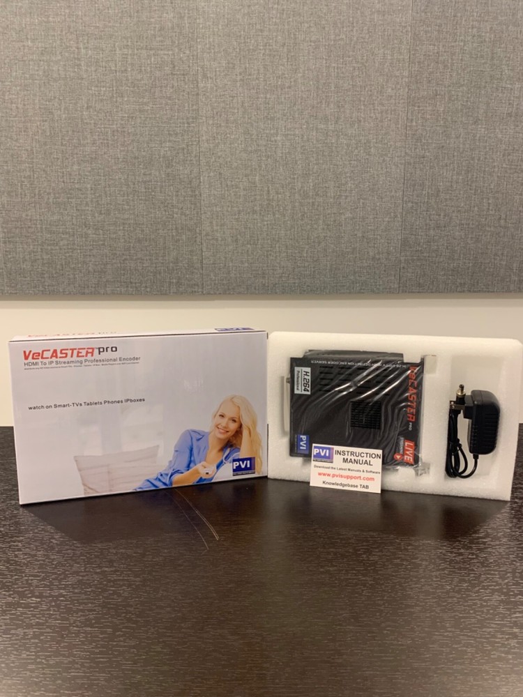 ProVideoInstruments VECASTER H.264 IPTV HIGH DEFINITION ENCODER SERVER