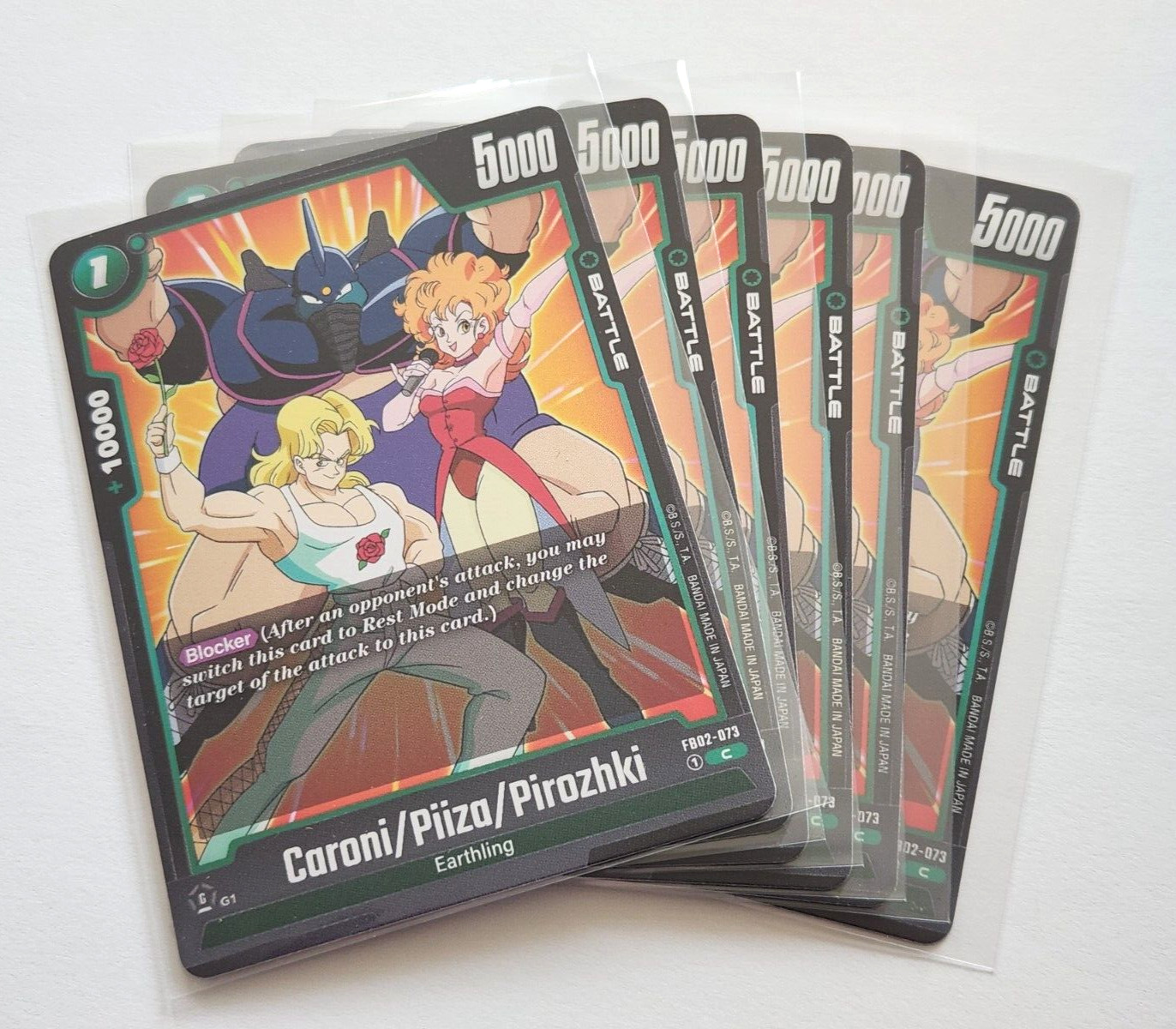DRAGON BALL SUPER CARD GAME CARONI/PIIZA/PIROZHKI