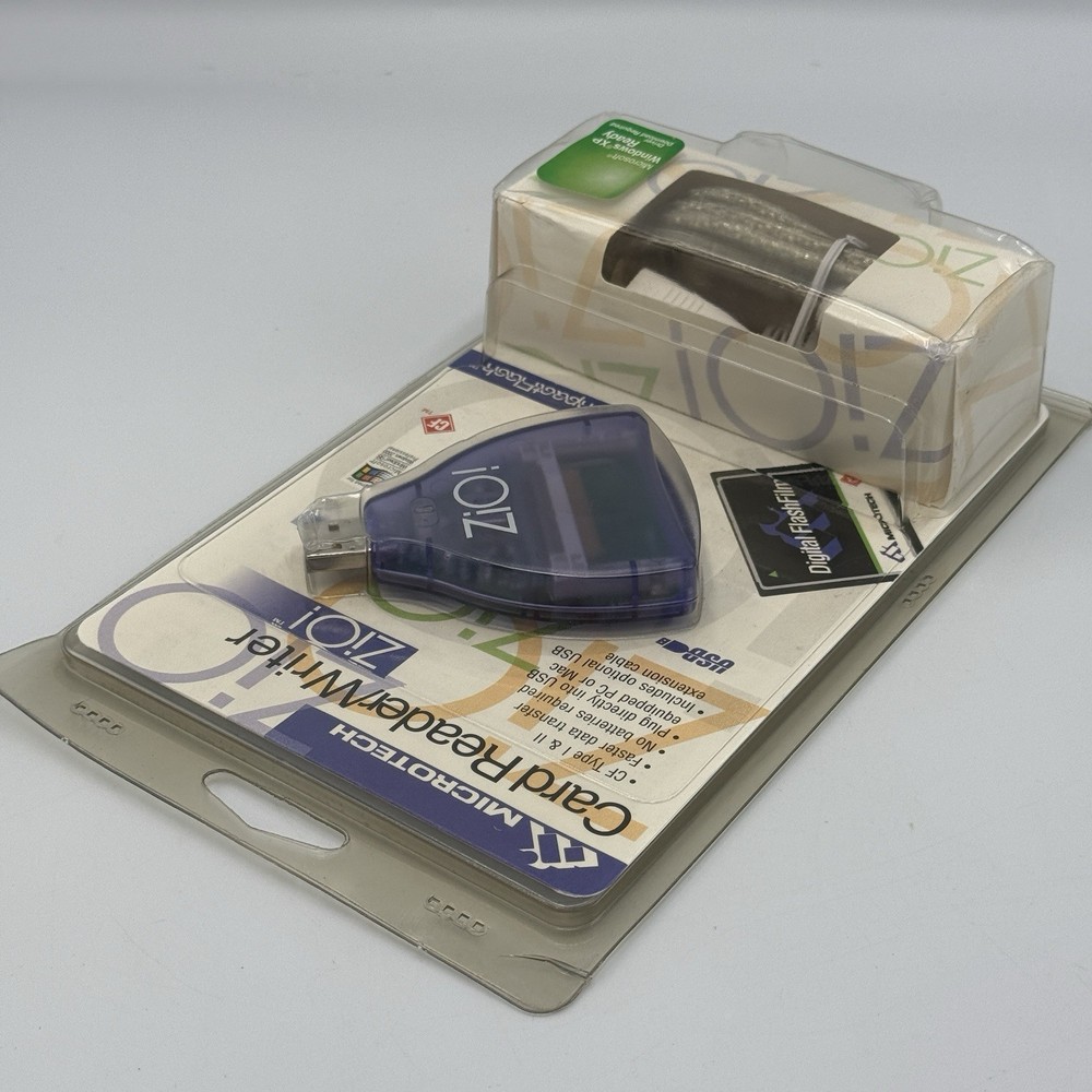 NOS - ZIO MicroTech Compact Flash USB Card Reader/Writer for CF 1 & II