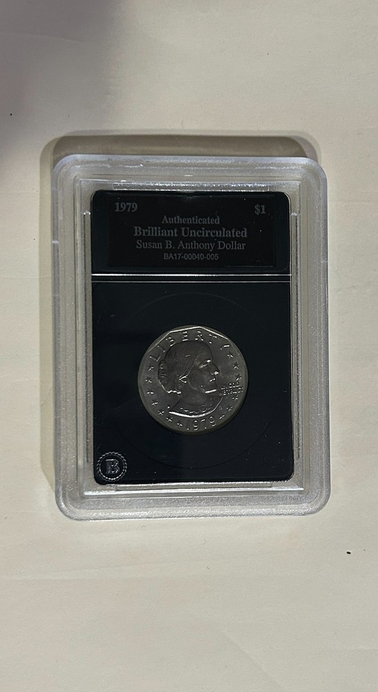 1979 Susan B Anthony  Authenticated Brilliant Uncirculated One Dollar