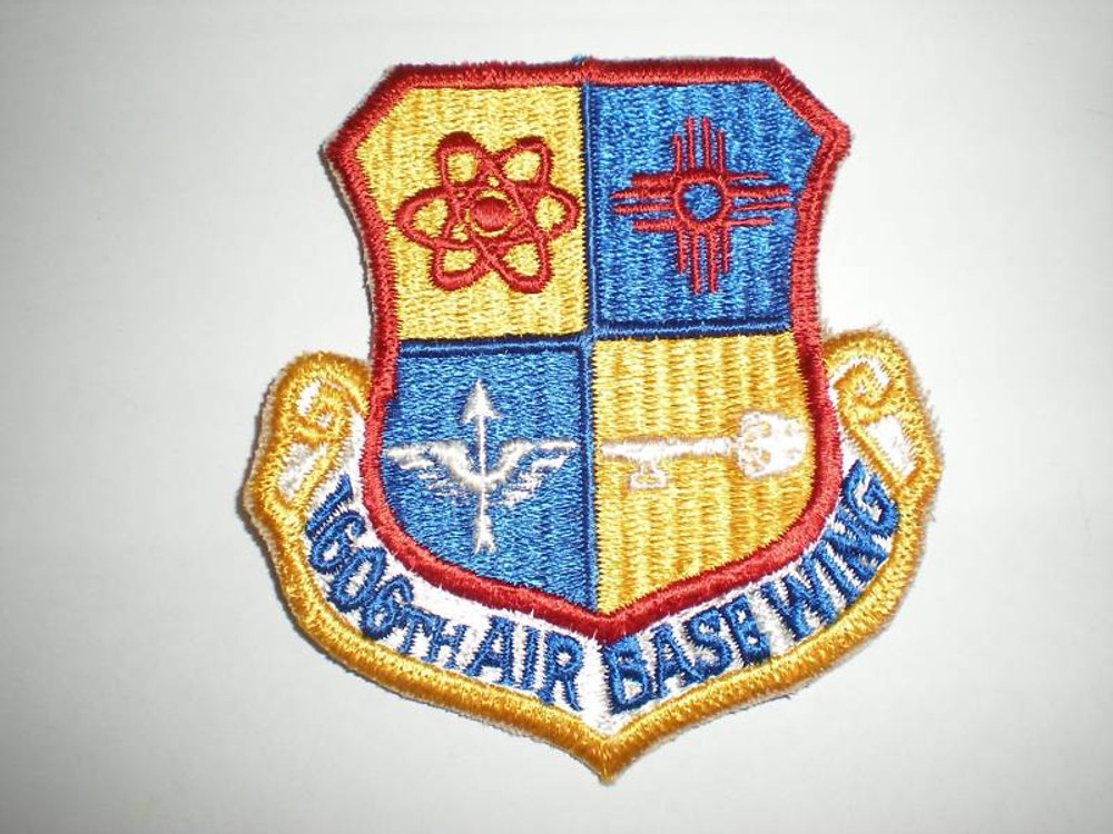 US AIR FORCE 1606TH AIR BASE WING PATCH -COLOR