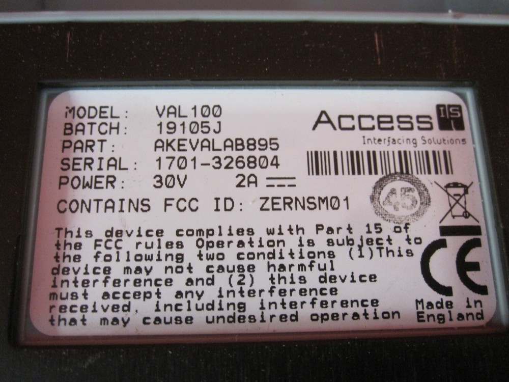 Access-IS 10pcs HID VAL100 Ticket/Barcode Validator & NFC/RFID Reader Scanner