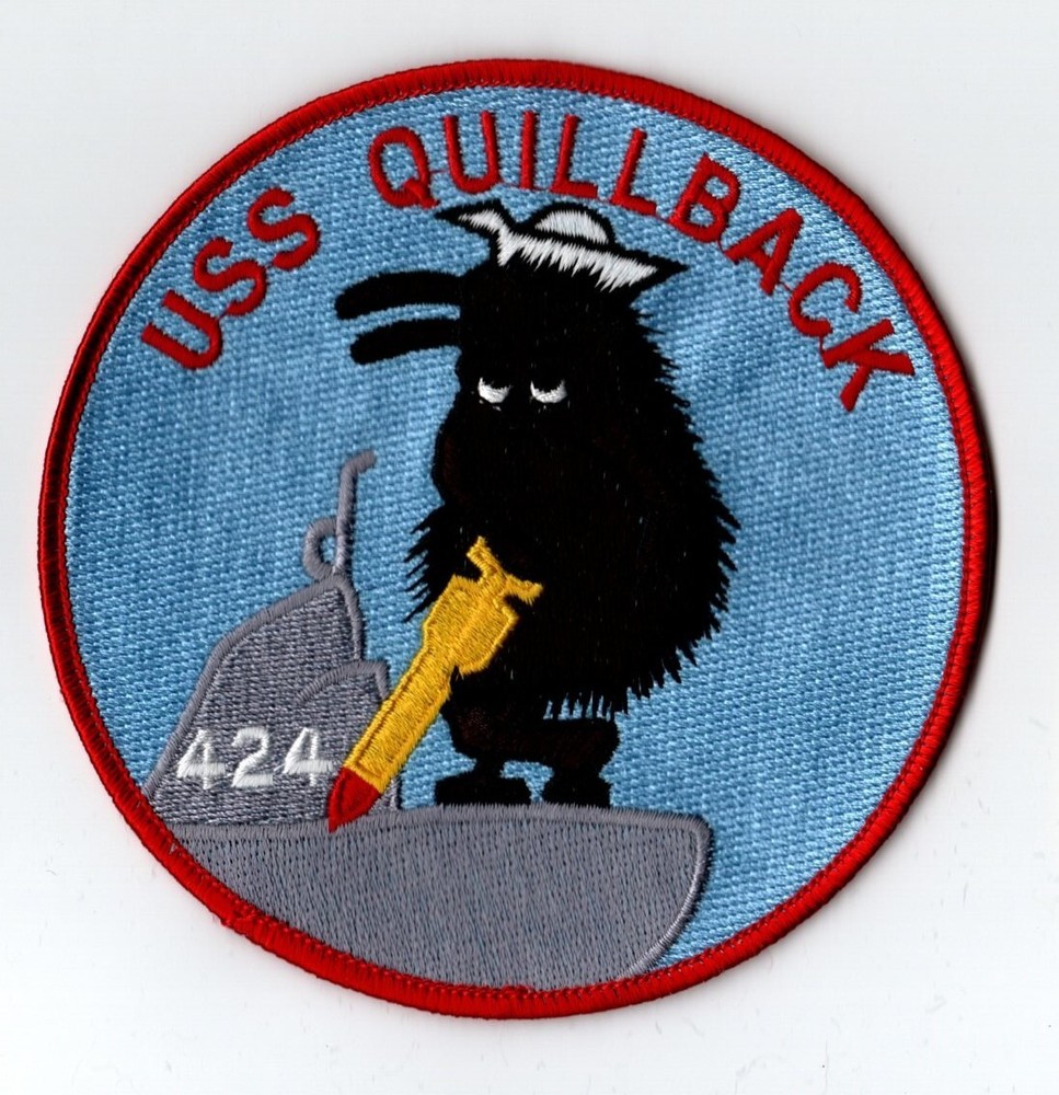 USS Quillback SS-424 patch.