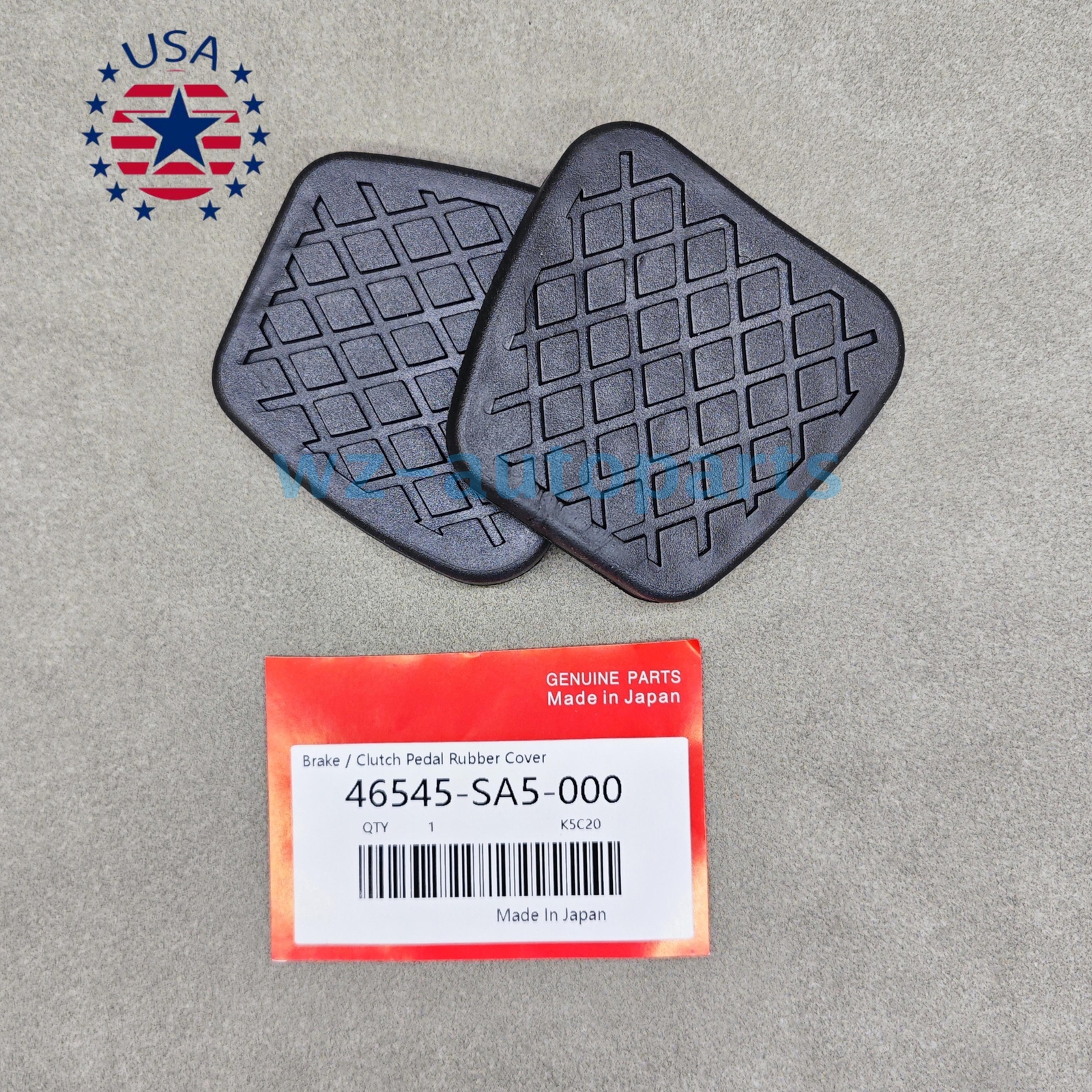OEM 2× Brake Clutch Pedal Rubber Cover Pads Fits Honda Civic Accord Acura USA