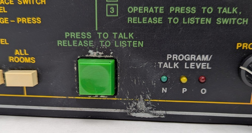 Bogen MCP35A Intercom Console Master Controller / Control Panel - Working *READ*