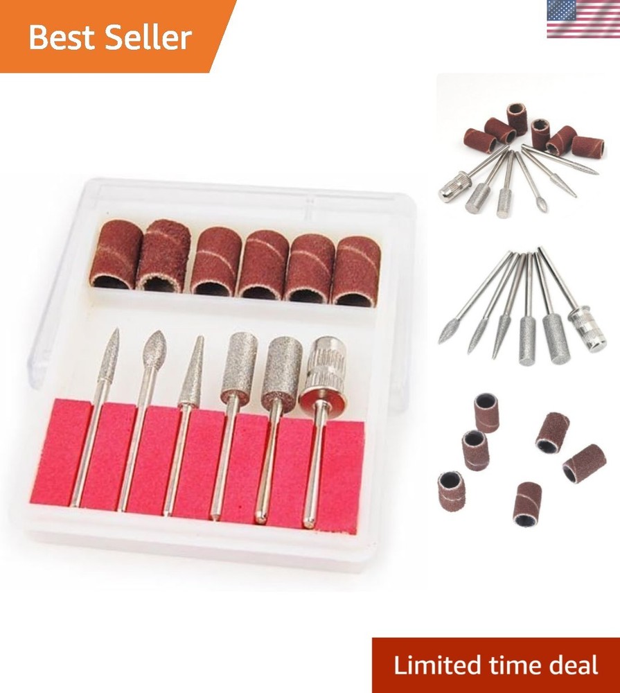 Multi-Functional Nail Drill Bits Set for Artistry - Fits Standard Electric Files