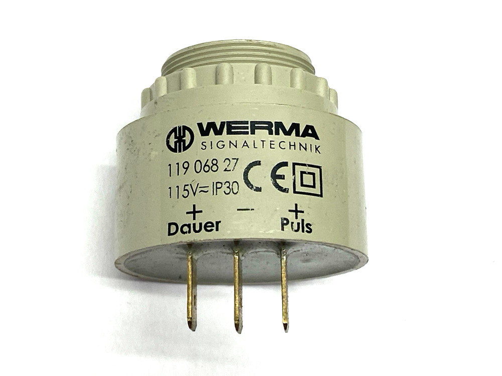 Werma 11906827 Electronic Indicator Buzzer 115V