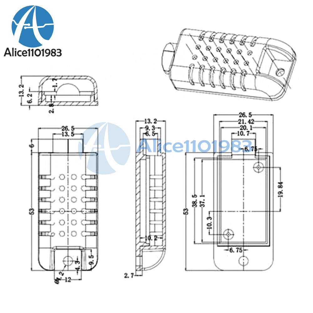 IOT-TH02 SHT30 Digital Temperature and Humidity Sensor Module IIC Communication