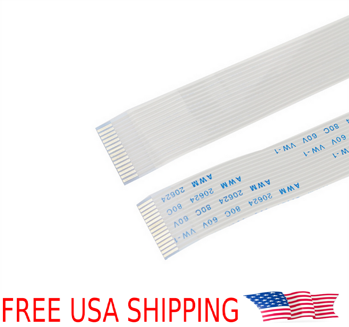 1M 15 pin 1000mm FPC FFC Flat Wire Extended Ribbon Cable Raspberry Pi Camera