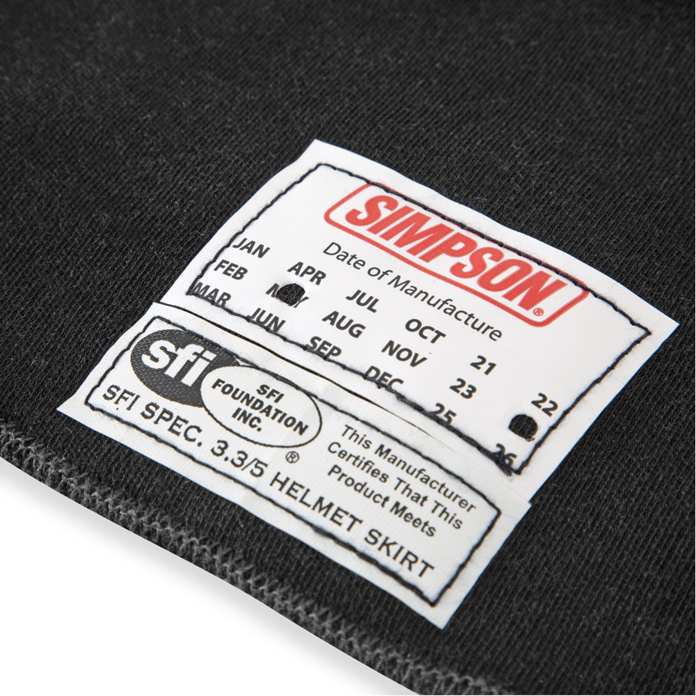 Simpson Helmet Skirt 97068;
