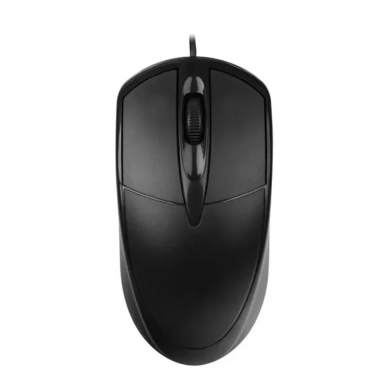 USB Optical Wired Scroll Wheel Mouse PC Laptop Notebook Desktop Black Mice