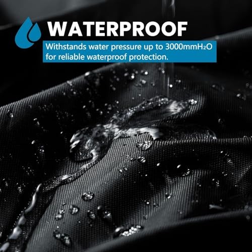 Heavy Duty Bike Cover for 1, 2 Bikes, Waterproof Bicycle Cover with Lock