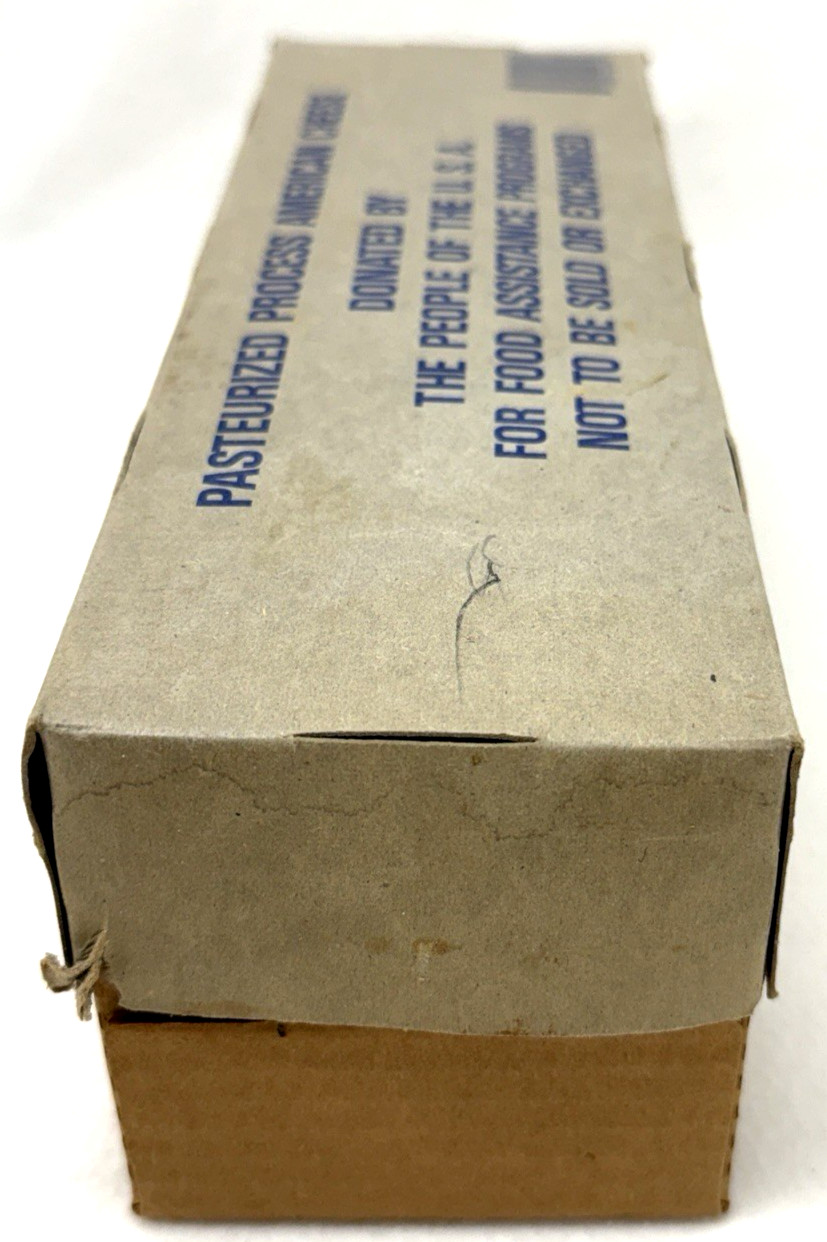 Vintage Government Cheese Box US Department of Agriculture USDA Dairy USA 5#