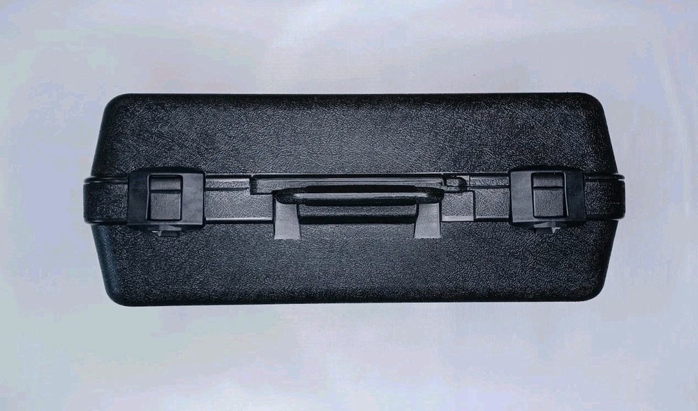 Platt 707 Black Plastic Hard Shell Case Pull Apart Foam Inside