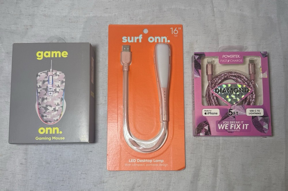 Gaming Mouse iPhone Charger USB Light