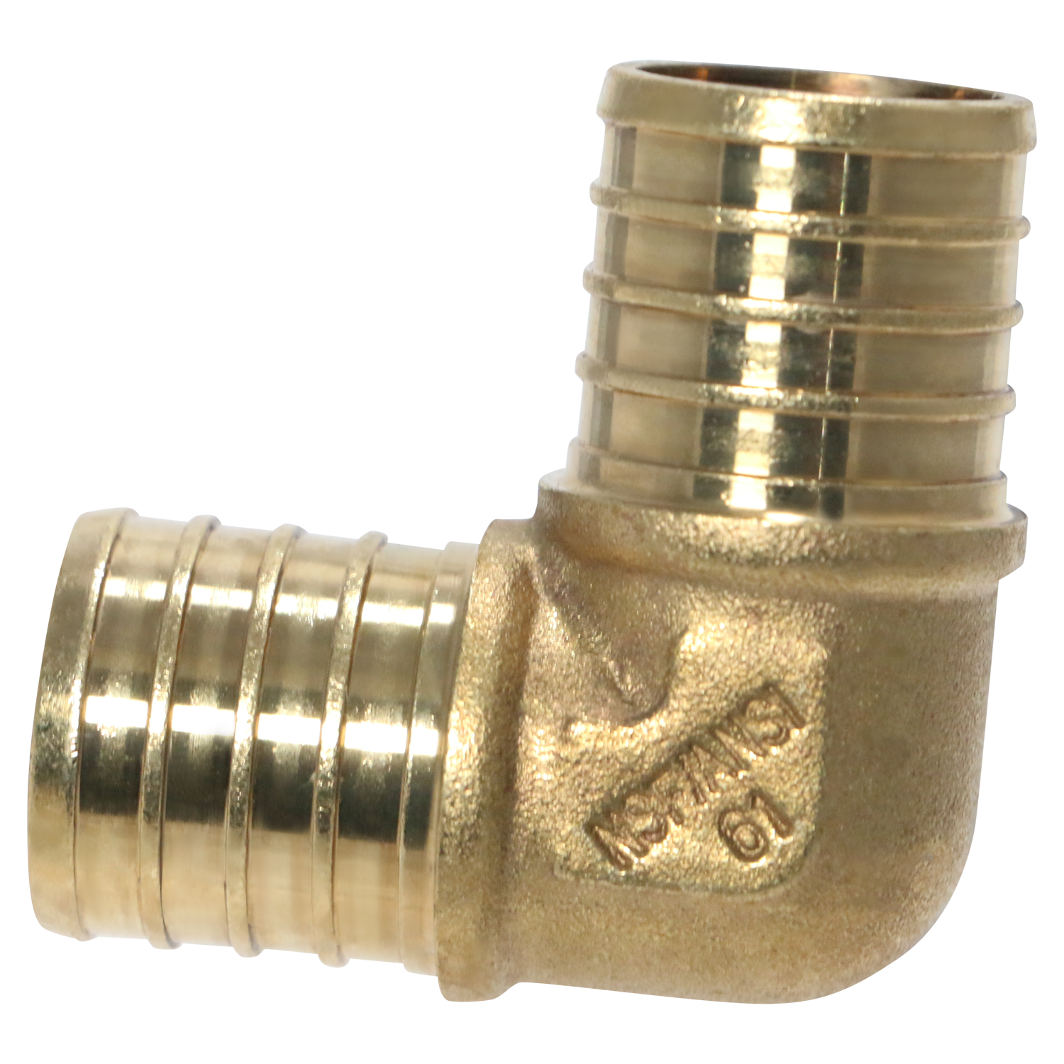 25 PIECES 1" PEX ELBOW - BRASS CRIMP FITTINGS (LEAD-FREE)