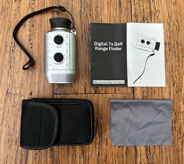 Digital 7x Golf Scope Range Finder with Padded Case