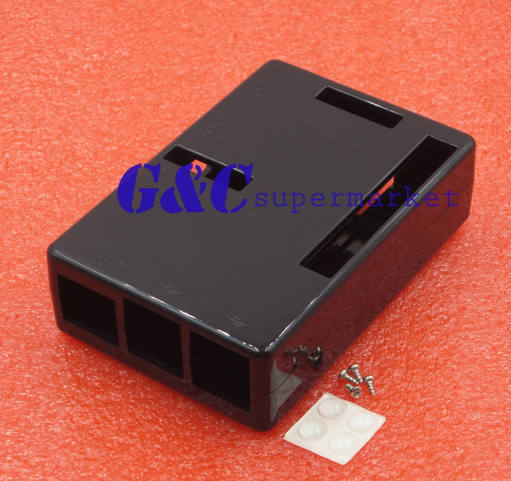 Premium ABS V2 Black Case Boxes Raspberry Pi 2 B Case Cover Enclosure Box ABS V2